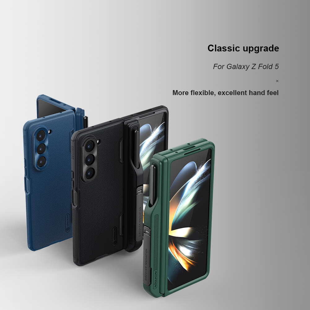 Чехол-крышка NILLKIN для Samsung Galaxy Z Fold5 (Fold 5), W24 (серия Frosted shield Fold Pen holder version)